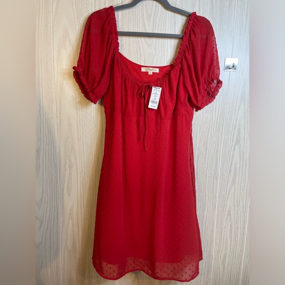 NWT Little Red Dress! “Rewind” Light & Flowy ! XLarge - Picture 1 of 9